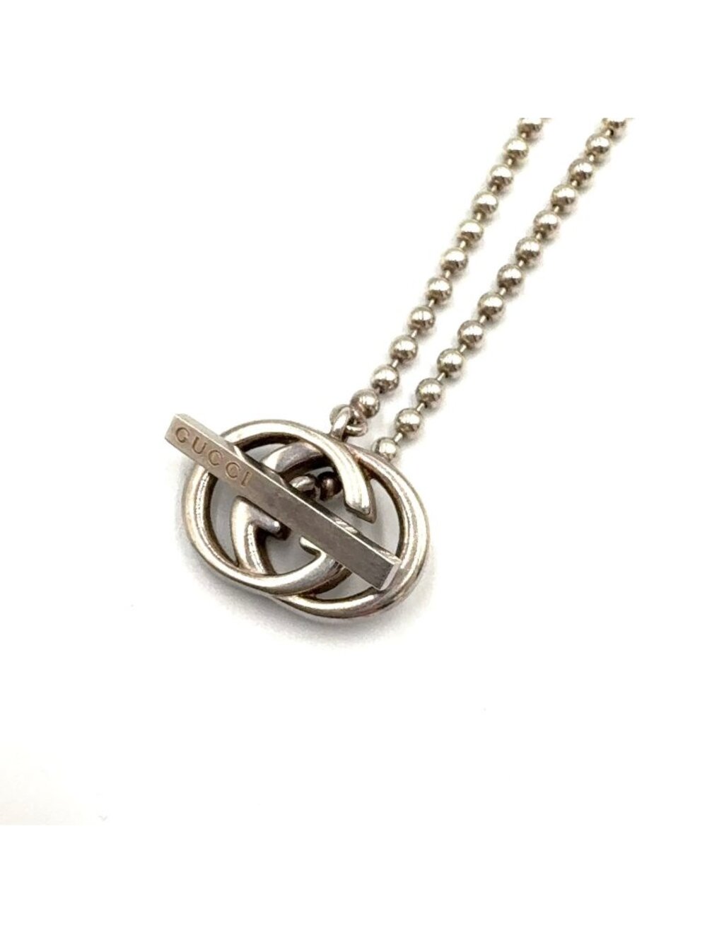 Gucci Interlocking G Silver Necklace